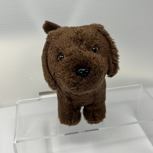 American Girl Plush Dog “Chocolate Chip” Brown Labrador Lab Saddle Bag - Picture 2 of 9